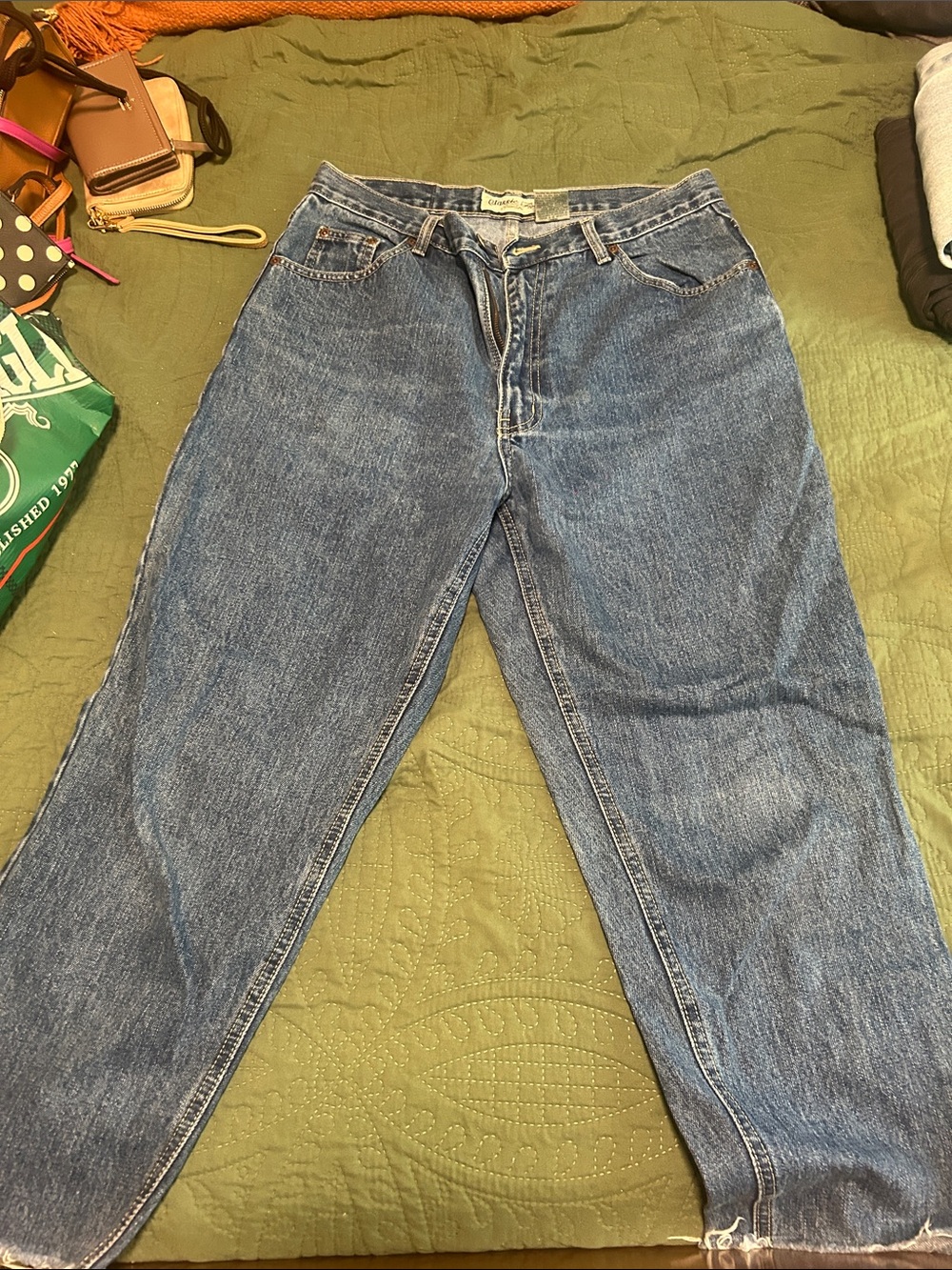 St. John's Bay Men's Relaxed Blue Denim Jeans
